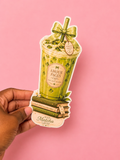 Iced Matcha Latte Bookmark🍵☕️