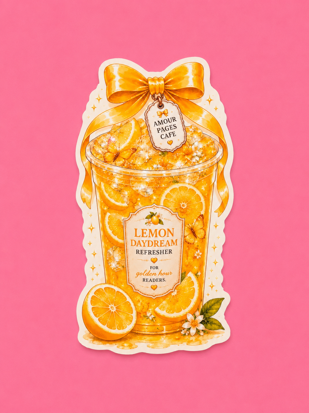 🍋☀️ Lemon Daydream Refresher Bookmark