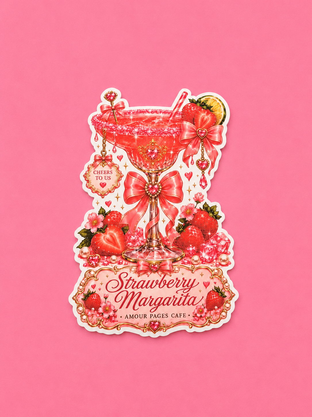 🍸💕 Girls’ Night Cocktail Bookmark Collection