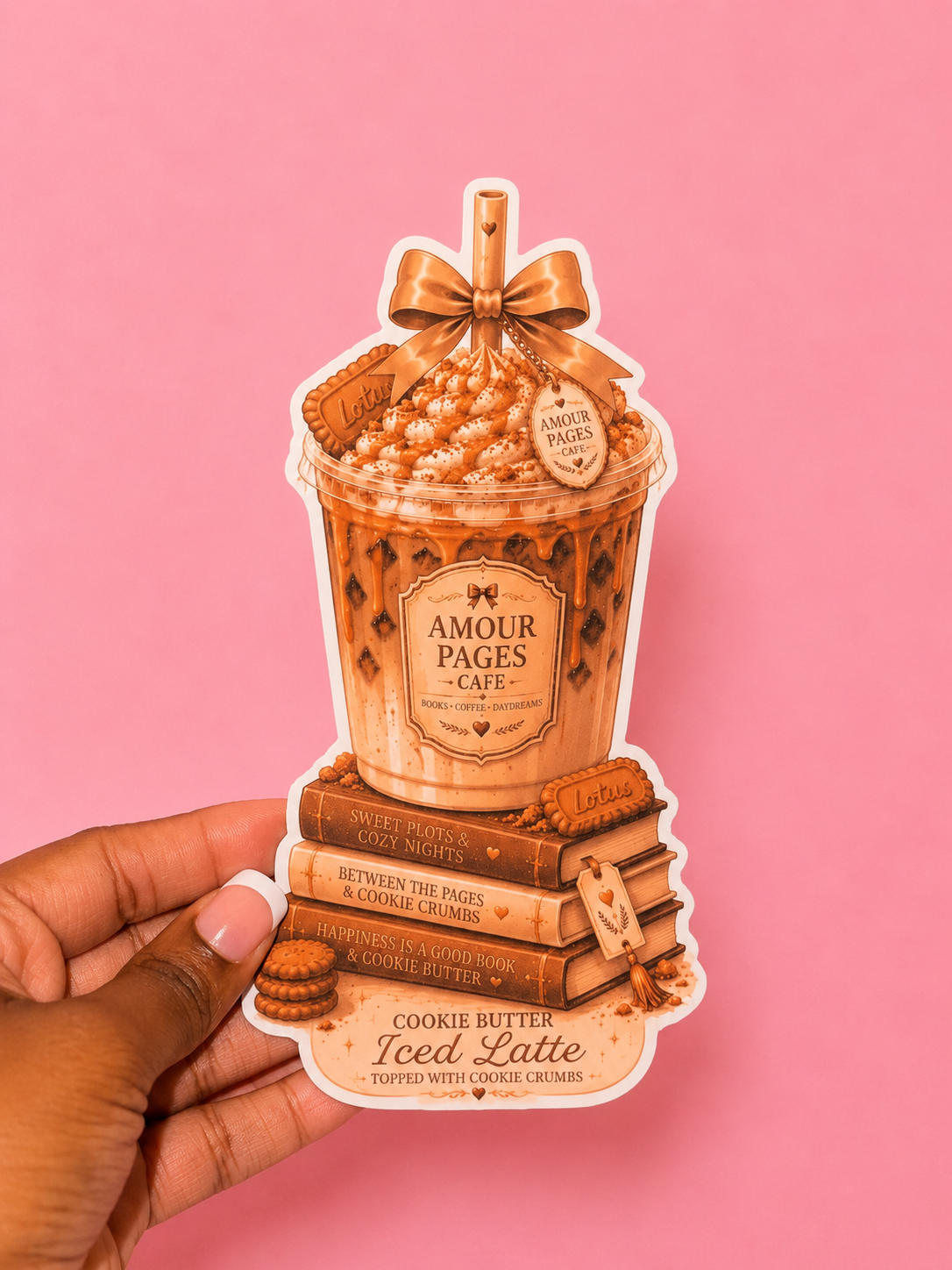 🤎☕ 🍪Cookie Butter Iced Latte Bookmark