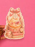 🧁🎀 Frosted Vanilla Cupcake Bookmark