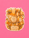 🌼✨ Golden Hour Tea Cup Bookmark