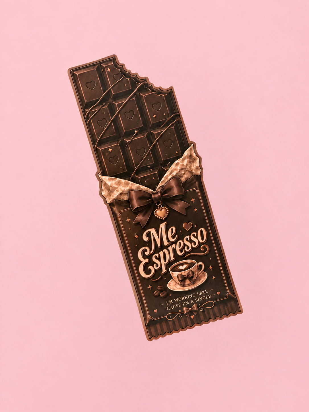 🍫☕ Me Espresso Chocolate Bar Bookmark